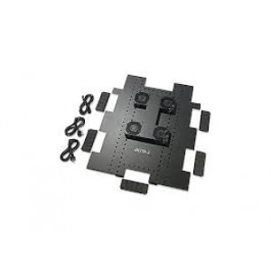 APC Roof Fan Tray - Rack fan tray (208/230 V) - black - for NetShelter SX Enclosure with Sides